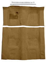 Molded Loop Carpet Kit for 1970-1973 Chevrolet Camaro, Pontiac Firebird [Mass Backing, 4-Speed Transmission, Fawn Sandalwood]