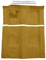 Gold Molded Loop Carpet Kit w/Door Sill Plates for 1970-1973 Chevy Camaro, Pontiac Firebird [4-Speed Transmission]