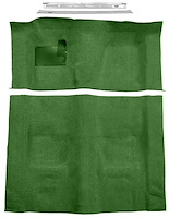 Green Molded Loop Carpet Kit w/Door Sill Plates for 1970-1973 Chevy Camaro, Pontiac Firebird [4-Speed Transmission]