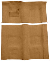 Molded Cut Pile Carpet for 1974-1975 Chevy Camaro, Pontiac Firebird [OE-Style Jute Backing, Automatic Transmission, Buckskin]