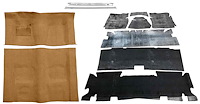 Buckskin Molded Cut Pile Carpet Kit for 1974-1975 Chevrolet Camaro, Pontiac Firebird [Automatic Transmission]