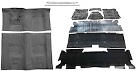 Medium Gray Molded Cut Pile Carpet Kit for 1974-1975 Chevrolet Camaro, Pontiac Firebird [Automatic Transmission]
