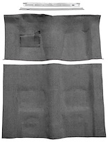Medium Gray Molded-Cut-Pile Carpet Kit for 1974-1975 Chevrolet Camaro, Pontiac Firebird w/Automatic Transmission [Mass Backing]