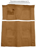 Buckskin Molded-Cut-Pile Carpet Kit for 1974-1975 Chevrolet Camaro, Pontiac Firebird w/4-Speed Transmission [Mass Backing]