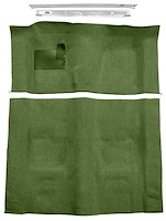 Willow Green Molded-Cut-Pile Carpet Kit for 1974-1975 Chevrolet Camaro, Pontiac Firebird w/4-Speed Transmission [Mass Backing]