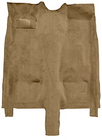 Molded Cut Pile Carpet for 1976-1981 Chevrolet Camaro, Pontiac Firebird [OE-Style Jute Backing, Column Shift, Medium Doeskin]