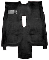 Molded Cut Pile Carpet for 1976-1981 Chevrolet Camaro, Pontiac Firebird [Mass Backing, Floor Shift, Black]