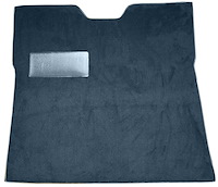 Molded Loop Carpet for 1947-1954 GM Regular Cab Trucks w/Gas Tank in Cab [OE-Style Jute Backing, Dark Blue]