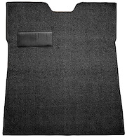 Molded Loop Carpet for 1947-1954 GM Regular Cab Trucks w/o Gas Tank in Cab [OE-Style Jute Backing, Black]