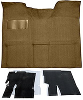 Molded Loop Carpet Kit for 1967-1972 Chevy/GMC C Series Regular Cab Truck w/Auto/3-Speed Manual [Jute Backing, Fawn/Sandalwood]