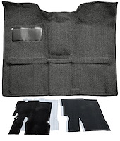 Molded Loop Carpet Kit for 1967-1972 Chevrolet, GMC C Series Regular Cab Truck w/TH400 [OE-Style Jute Backing, Gunmetal Gray]
