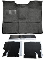 Molded Loop Carpet Kit for 1967-1972 Chevy, GMC C Series Regular Cab Truck w/4-Speed [OE-Style Jute Backing, Gunmetal Gray]