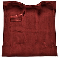 Molded Cut Pile Carpet for 1988-2002 Chevrolet/GMC C/K Series Trucks [Mass Backing, Regular Cab, 1-Piece, Oxblood]