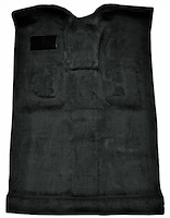 Molded Cut Pile Carpet Fits Select 1999-2007 Cadillac/Chevy/GMC Trucks [OE-Style Jute Backing, Crew Cab, 1-Piece, Ebony]