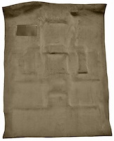 Molded Cut Pile Carpet Fits Select 2000-2006 Cadillac/Chevy/GMC SUVs [OE Jute Backing, 1-Piece, Antelope/Light Neutral]