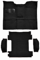 Molded Loop Carpet for 1969-1972 Chevrolet Blazer, 1970-1972 GMC Jimmy [OE-Style Jute Backing, 4-Piece, Black]