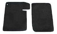 Molded Loop Floor Mats for 1964-1967 Chevrolet El Camino [2-Piece, Black]