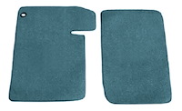 Molded Loop Floor Mats for 1964-1967 Chevrolet El Camino [2-Piece, Medium Blue]