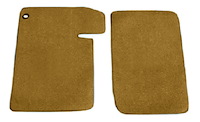 Molded Loop Floor Mats for 1964-1967 Chevrolet El Camino [2-Piece, Gold]