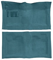Molded Loop Carpet for 1961-1964 Chevrolet Bel Air, Biscayne, Impala [Mass Backing, Automatic, Medium Blue]