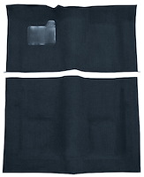Molded Loop Carpet Fits Select 1971-1973 Buick, Chevrolet, Oldsmobile, Pontiac Models [OE-Style Jute Backing, Dark Blue]