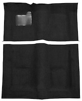 Molded Loop Carpet Fits Select 1971-1973 Buick, Chevrolet, Oldsmobile, Pontiac Models [Mass Backing, Black]