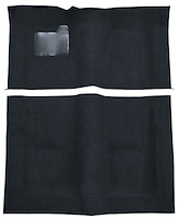 Molded Cut Pile Carpet Fits Select 1974-1976 Buick, Chevrolet, Oldsmobile, Pontiac Models [Mass Backing, Navy Blue]