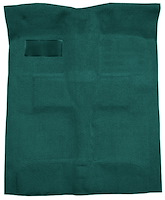 Molded Loop Carpet for 1955-1957 Chevy Bel Air, Nomad [OE-Style Jute Backing, Bench/Bucket Seats, Aqua]