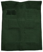 Molded Loop Carpet for 1955-1957 Chevy Bel Air, Nomad [OE-Style Jute Backing, Bench/Bucket Seats, Dark Green]