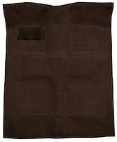 Molded Loop Carpet for 1955-1957 Chevy Bel Air, Nomad [OE-Style Jute Backing, Bench/Bucket Seats, Dark Brown]