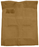 Molded Loop Carpet for 1955-1957 Chevy Bel Air, Nomad [OE-Style Jute Backing, Bench/Bucket Seats, Medium Saddle]