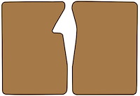 Molded Loop Floor Mats for 1960-1966 Chevrolet and GMC Trucks [2-Piece, Medium Saddle]