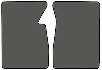 Molded Loop Floor Mats for 1960-1966 Chevrolet and GMC Trucks [2-Piece, Gunmetal Gray]