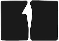 Molded Loop Floor Mats for 1967-1970 C/K Series Chevrolet and GMC Trucks [2-Piece, Black]