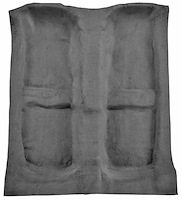 Molded Cut Pile Interior Carpet for 2015-2023 Ford Mustang Coupe/Convertible [Mass Backing, Light Titanium]
