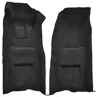 Molded Loop Front Interior Carpet for 1968 Chevrolet Corvette Coupe and Roadster [Automatic, OE-Style Jute Backing, Black]