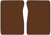 Molded Loop Floor Mats for 1971-1973 C/K Series Chevrolet and GMC Trucks [2-Piece, Automatic/4-Speed, High Tunnel, Dark Saddle]