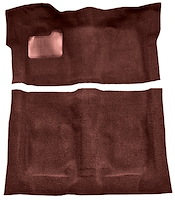 Molded Cut Pile Carpet Fits Select 1974-1975 Buick, Chevy, GMC, Olds., Pontiac A-Body [Mass Backing, Auto Trans, Oxblood]