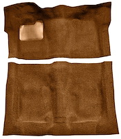 Molded Cut Pile Carpet Fits Select 1974-1975 Buick, Chevy, GMC, Olds., Pontiac A-Body [Mass Backing, Auto Trans, Saddle]