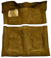 Molded Cut Pile Carpet Fits Select 1974-1975 Buick, Chevy, GMC, Olds., Pontiac A-Body [Mass Backing, Auto Trans, Buckskin]
