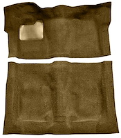 Molded Cut Pile Carpet Fits Select 1974-1975 Buick, Chevy, GMC, Olds., Pontiac A-Body [Mass Backing, Auto Trans, Caramel]