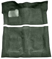 Molded Cut Pile Carpet Fits Select 1974-1975 Buick, Chevy, GMC, Olds., Pontiac A-Body [Mass Backing, Auto Trans, Dove Gray]