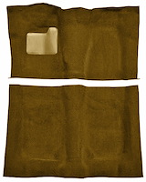 Molded Cut Pile Carpet for 1974-1975 Chevrolet El Camino, Malibu, Pontiac LeMans [OE-Style Backing, 4-Speed, Buckskin]