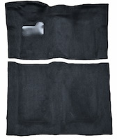 Molded Cut Pile Carpet for 1976 Chevrolet El Camino, GMC Sprint [OE-Style Backing, Auto/4spd Trans, Navy Blue]