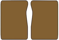 Molded Cut Pile Floor Mats for 1975-1980 C/K Series Chevrolet and GMC Trucks [2-Piece, Buckskin]