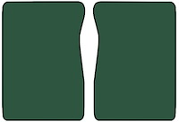 Molded Cut Pile Floor Mats for 1975-1980 C/K Series Chevrolet and GMC Trucks [2-Piece, Jade]
