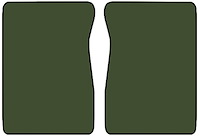 Molded Loop Floor Mats for 1971-1973 C/K Series Chevrolet and GMC Trucks [2-Piece, Automatic/4-Speed, High Tunnel, Olive]