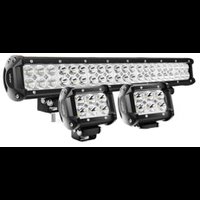 Off-Road Lighting Kit with 20 in. LED Light Bar and two 4 in. LED Light Pods, 240W, 24,000 Lumens, Spot/Flood Combo Beam
