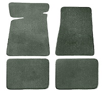 Molded Cut Pile Floor Mats for 1978-1981 Buick Regal, 1984-1987 Buick Regal Grand National [4-Piece, Dove Gray]