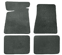 Molded Cut Pile Floor Mats Fits Select 1978-1987 Buick, Chevrolet, Oldsmobile, Ponitac Models [4-Piece, Opal]